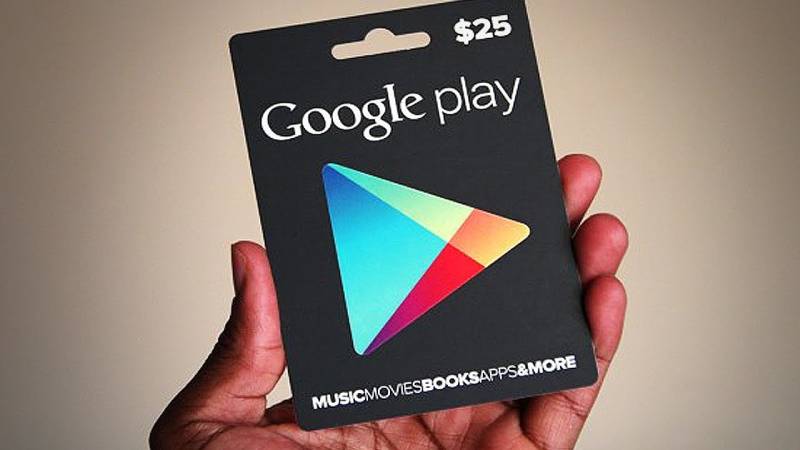 25$ Google Play Kodu